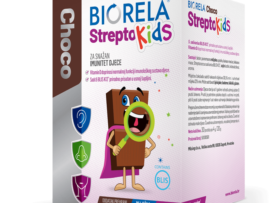 Biorela<sup>®</sup> Choco Strepto Kids